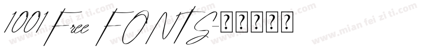 1001Free FONTS字体转换